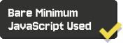 Bare minimum JavaScript used